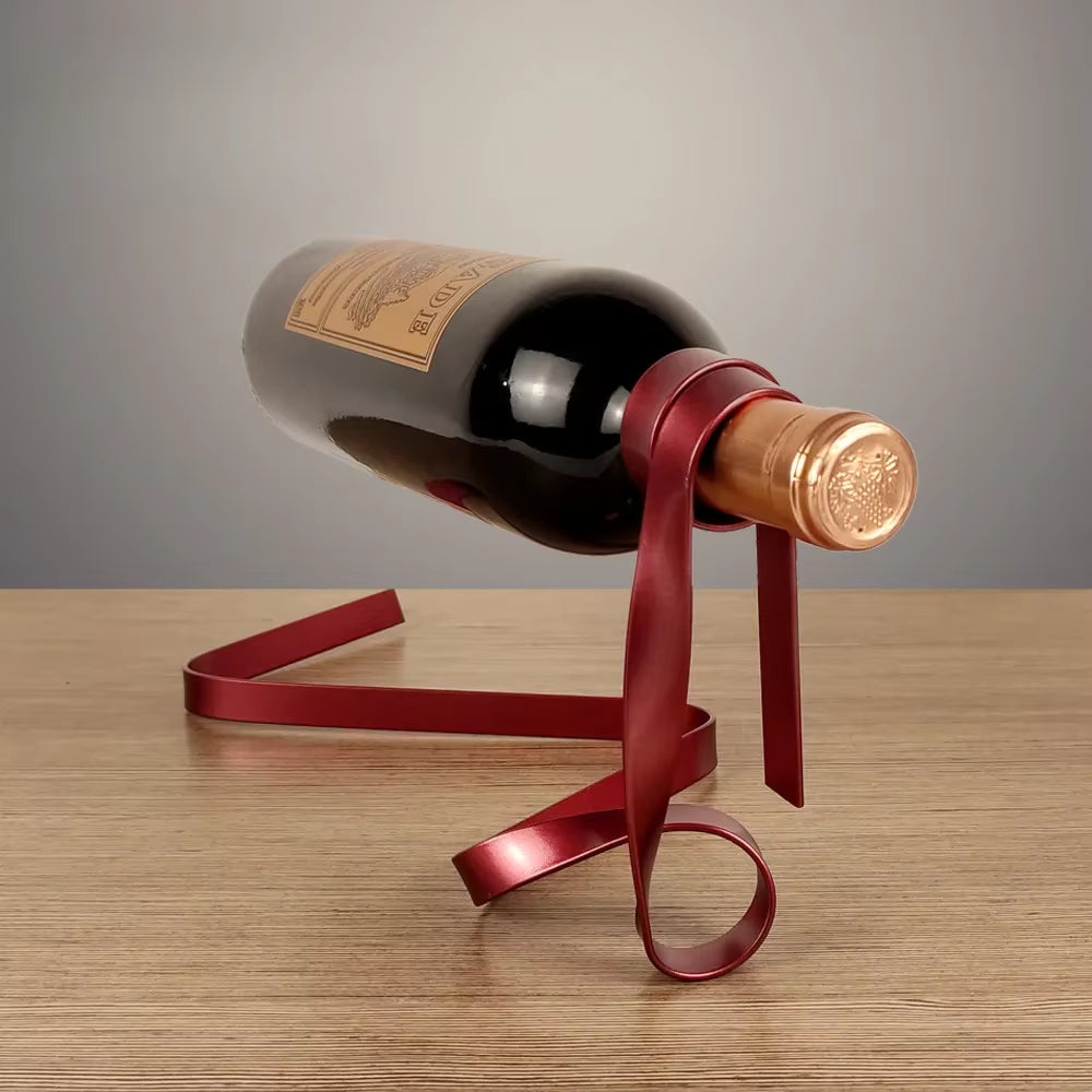 Suspended Ribbon Bottle Holder