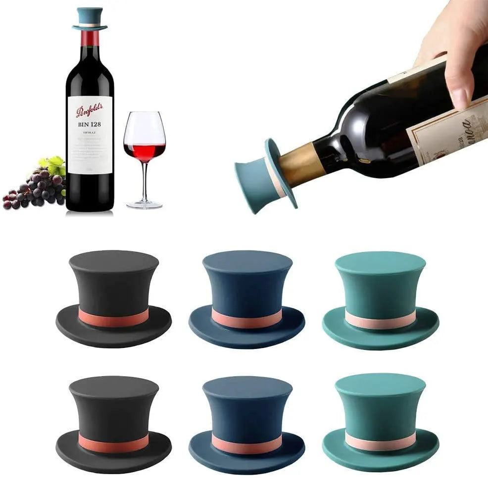 Cork Cover Silicone Wine 