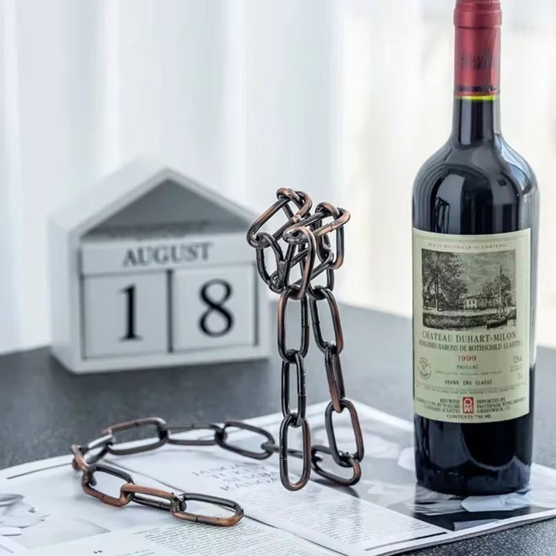 Suspended Chain Bottle Holder